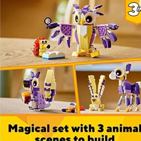 LEGO Creator 3in1 Fantasy Forest Creatures 31125 Building set - Picture 5 of 10